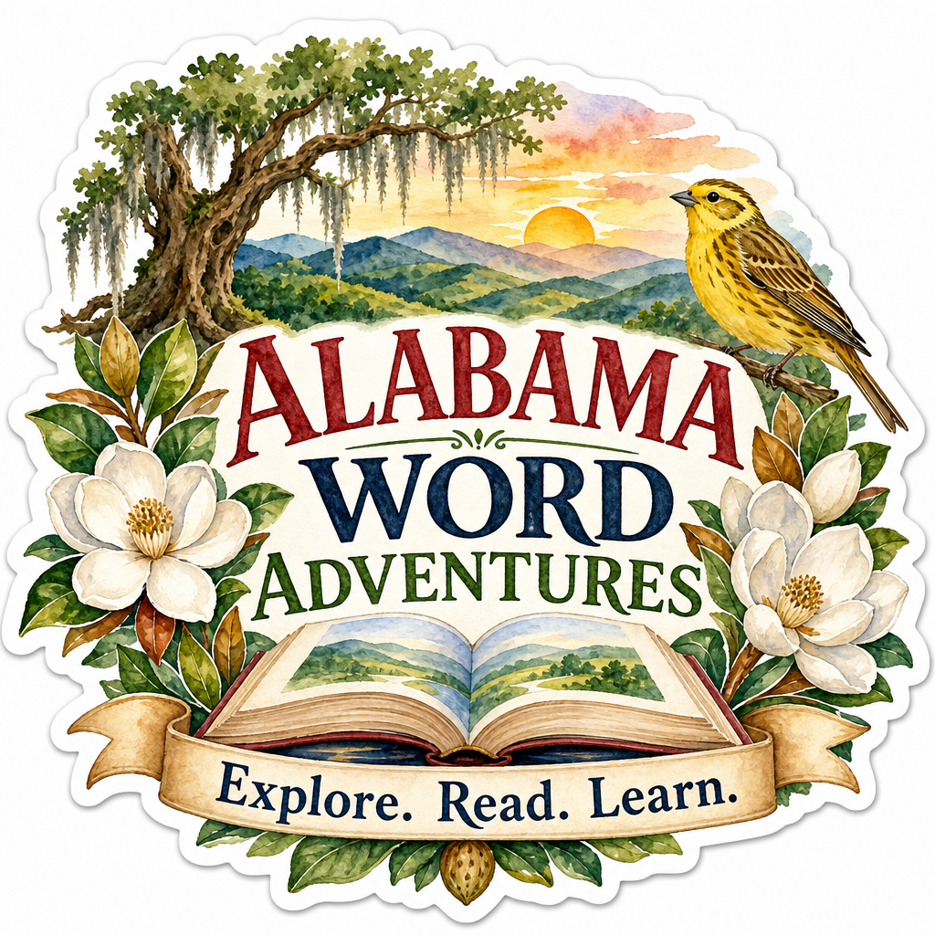 Alabama Word Adventures logo