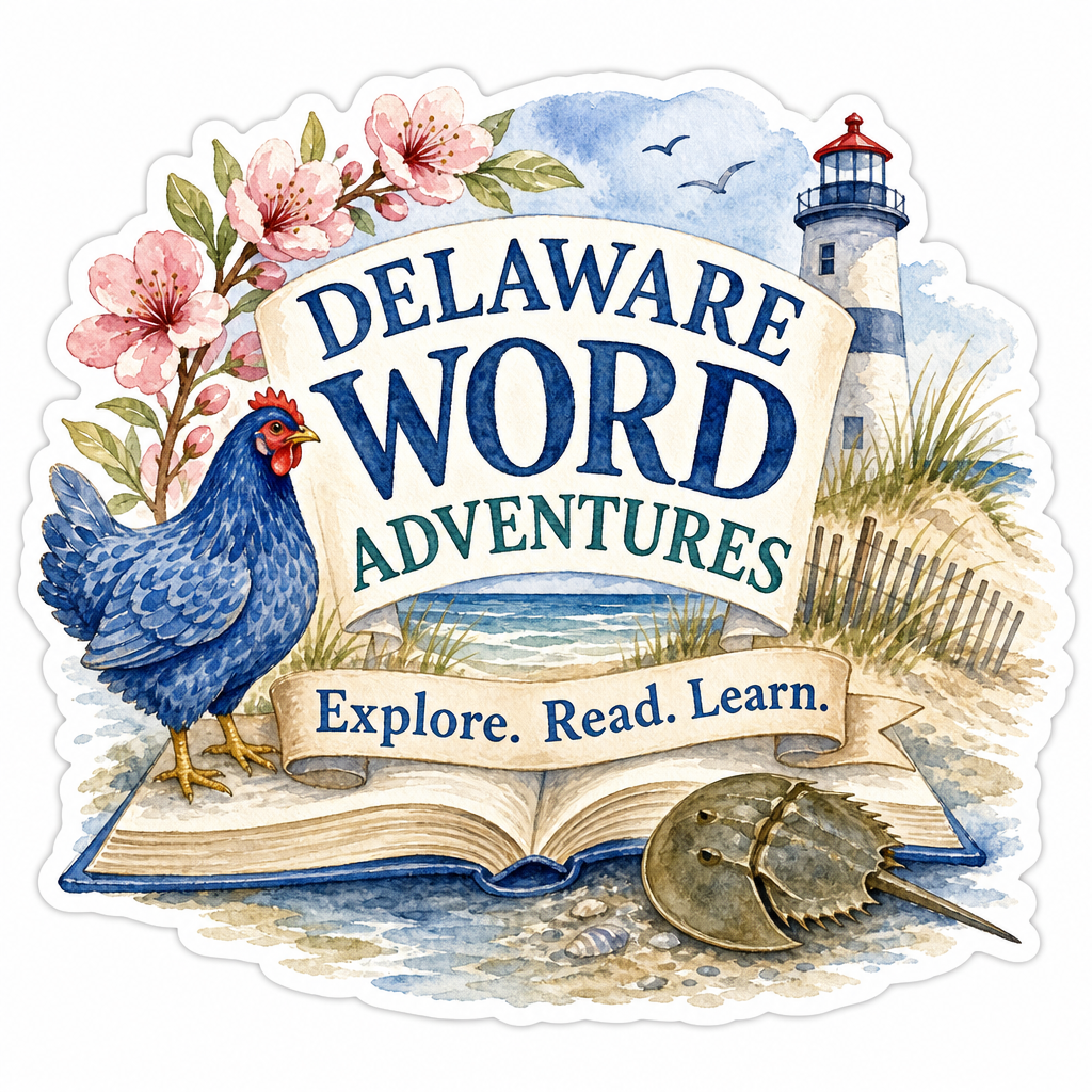 Delaware Word Adventures logo