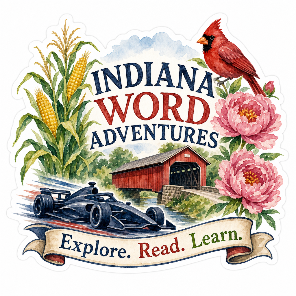 Indiana Word Adventures logo