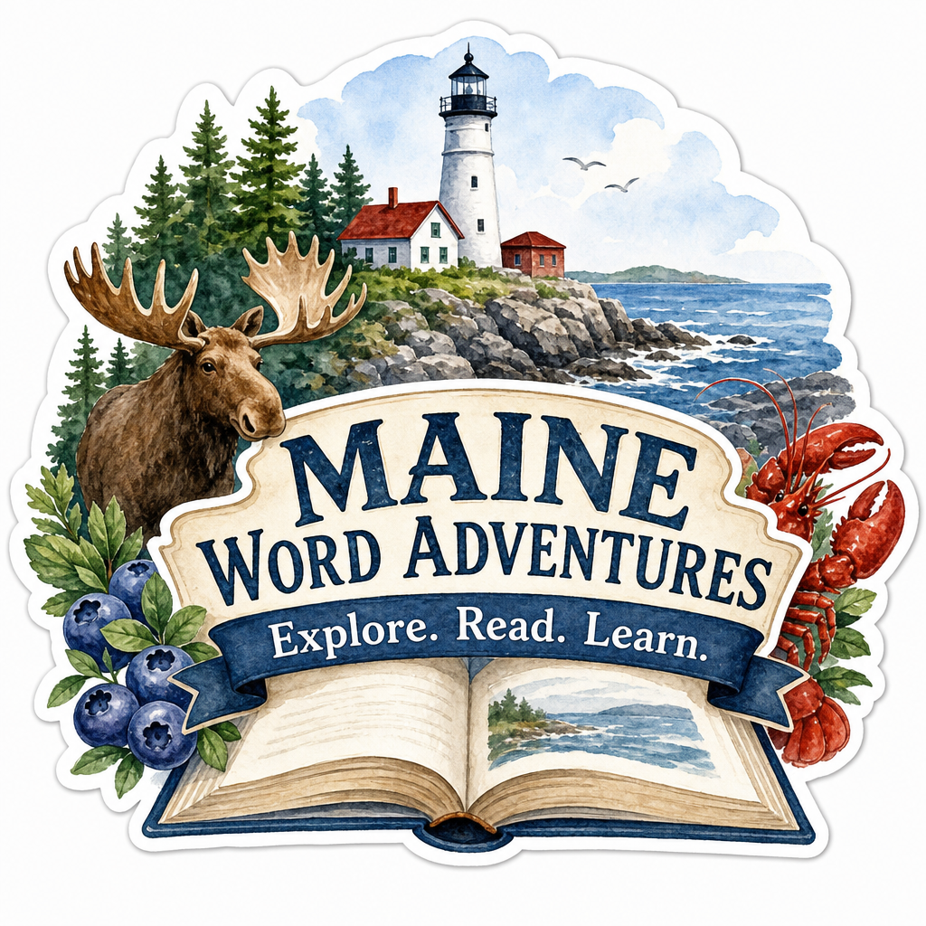 Maine Word Adventures logo