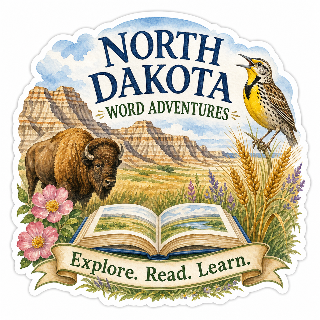 North Dakota Word Adventures logo